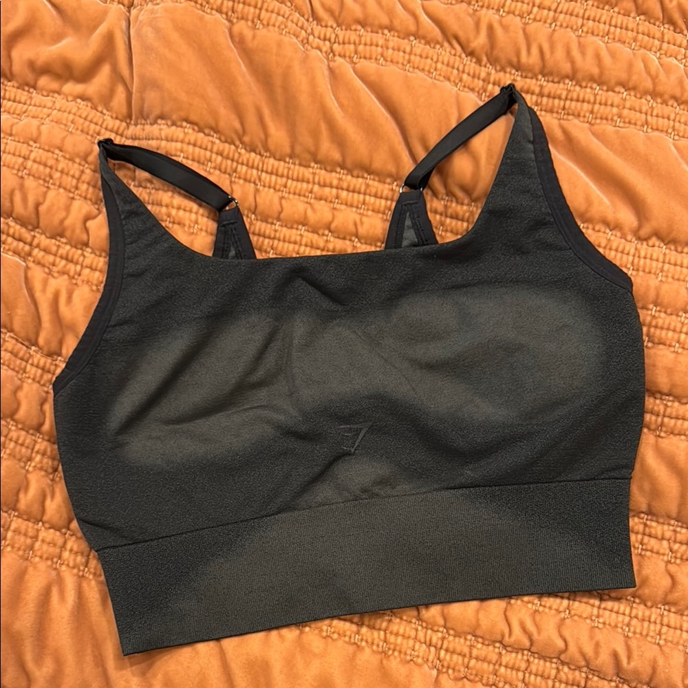 Black Racerback Tank Top with Scoop Neckline